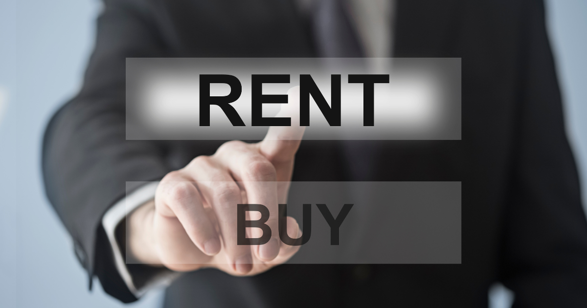 การเช่าทำไมดีกว่าซื้อ